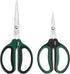 Hydroponic 2-Pack Bonsai Scissors and Plant Trimming Shears Set - Stainless Steel Pruning Shears for Indoor Gardening, Succulent Harvest, and Prec...