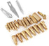 Wood Burning Pen Tips, 23 Pieces Stencils Soldering Iron Pyrography Working Carving Engraving Tool Kit Brass Wood Burning Tip Set for DIY Craft Ho...