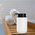 BosilunLife Foam Hand Soap Dispenser - White Ceramic Foaming Soap Dispenser for Bathroom 12oz Refillable Liquid Lotion Soap Dispenser with rust-pr...