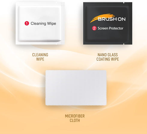 BRUSH ON Liquid Glass Screen Protector With $250 Coverage | Wipe On Scratch and Shatter Resistant Nano Protection for All Phones Tablets and Smart...