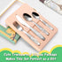 Kids Silverware Set Toddler Utensils 18/8 Stainless Steel 4PCS Fork Spoon and Knife Cutlery Child Flatware for Age 3+...