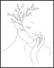 Posterizer 1 pcs-Black and White Line Art Minimalist Woman Silhouette-Abstract & Modern Art-Gifts for Women-Living Room Bedroom Decor- unframed wa...
