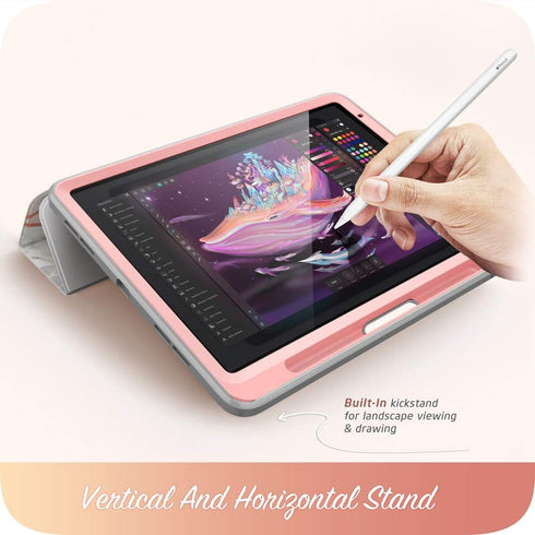 i-Blason Cosmo Case for iPad Air 5th Generation/4th Generation 10.9 (2022/2020), Full-Body Trifold with Built-in Screen Protector Protective Smart...