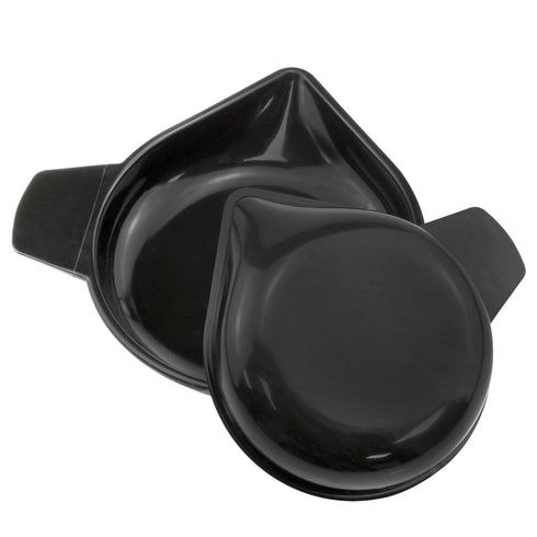 Weighing Pan Narrow Spout Plastic Scale Tray 5 Sizes Black Weighing Liquid Powder, etc. Lab Equipment -1 Set...