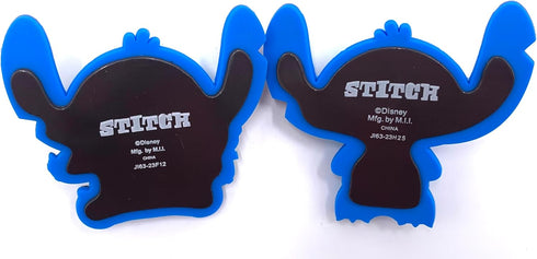 Disney Stitch 3D Foam Magnet Set - Stitch with Tongue and Stitch with Food Magnets - Magnet for Refrigerators and Lockers...