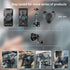 SUREWO 360° Rotation Magnetic Quick Release Backpack Clip Mount Compatible with Gopro Hero 12,11,9,8,7,6,5,DJI Action 4/3 and More...