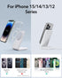 Meifigno Magnetic Wireless Charger for iPhone 15/14/13/12 Series, Fast Charging with PD3.0 20W USB-C Adapter & Charging Cable MagSafe Charger Stan...