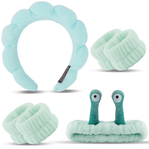 Spa Headband, Skincare Headband, Face Wash Headband, Makeup Headband, Headband for Washing Face, Wrist Bands for Washing Face, Cute Stuff, Trendy ...