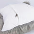 A Fluffy Throw Pillow Cover Covered by Gray Long Hair for Couch Sofa Bed Decoration in Bedroom or Livingroom,18 X 18 inch?Gray...