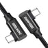240W USB C to USB C Cable 10FT,PD 3.1 Type C to C 5A Fast Charging Cable Right Angle for MacBook Pro/Air, iPad Pro12.9/11/Air,iPhone15/15Pro/15Plu...