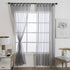 ZebraSmile 1 Panel Tab Top Curtains for Bedroom Sheer Drapery Semi Sheer Curtain Sheer Drape Curtains for Living Room Semi Sheer Curtain Kitchen S...