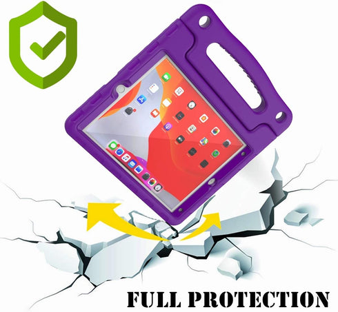 MAISON iPad 9th/8th/7th Generation, 2021/2020/2019 iPad 10.2 Case for Kids - Shockproof Protective Handle Bumper Stand Cover with Built-in Screen ...