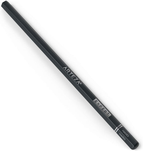 ARTEZA Charcoal Pencil Set, 3 Black Pencils – Soft, Medium, and Hard, and 1 White Pencil – Medium, Art Supplies for Drawing, Sketching & Shading...