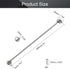 MroMax 2Pcs Cabin Hook and Eye Latch 16" Window Privacy Swivel Hooks Stainless Steel 400mm Gate Door Latches for Home Cabinet Window Kitchen Slidi...