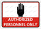 Authorized Personnel Only Sign Metal 12"X8" Rust Free Aluminum,Indoor & Outdoor Use For Fence And Yard...