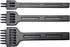 4mm 2/4/6 Claw Tooth Leather Stitching Chisels Round Hole Punching Tool Set for DIY Leather Craft...