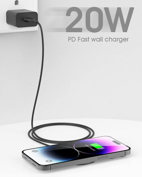 Magnetic Wireless Charger for iPhone 15 Pro Max/15 Pro/15 Plus/15/14 Pro Max/14 Pro/14 Plus/14/13 Pro Max/13 Pro/13 Mini/12 Pro Max/12 Pro, Fast C...