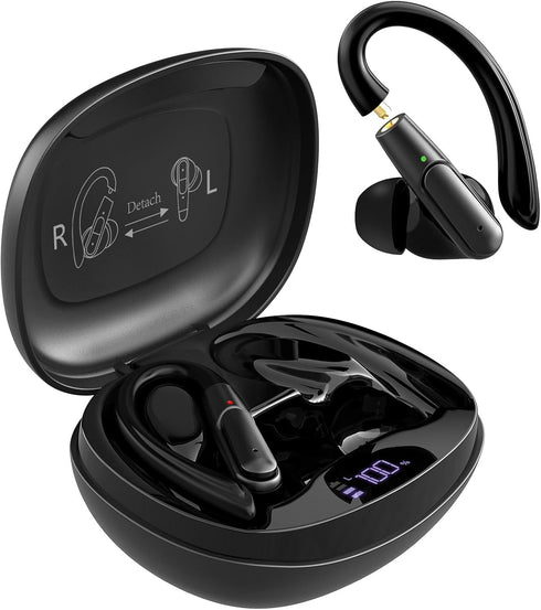 APEKX True Wireless in-Ear Bluetooth Earbuds - Effortlessly switch between daily and sports wear, Compatible with iPhone and Android, Perfect for ...