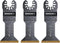 Arrow OSC204-3 Titanium Coated Oscillating Tool Saw Blades for Woodworking, Drywall, PVC, and Metal, Universal, Fits Most Multitools, 1-3/4 Inch, ...