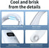 Neck Air Conditioner, 5000mAh Portable Neck Fan with Semiconductor Cooling Airflow Bladeless USB Neck Fans Portable Rechargeable with 3 Speeds, LE...