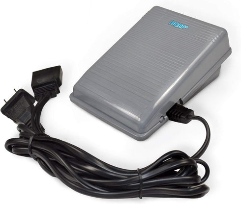 HQRP Foot Controller Compatible with Euro-Pro 415, 416, 420, 440DX, 6130, 7100, 7132, 7133, 7142, 8260, 8135h, 9000 Sewing Machine Pedal Power Cor...