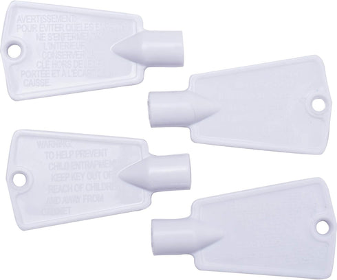 BlueStars 297147700 Ultra Durable Freezer Door Key Replacement Part Compatible with Frigidaire Kenmore Electrolux Freezers - Replaces AP4301346 PS...