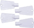 BlueStars 297147700 Ultra Durable Freezer Door Key Replacement Part Compatible with Frigidaire Kenmore Electrolux Freezers - Replaces AP4301346 PS...