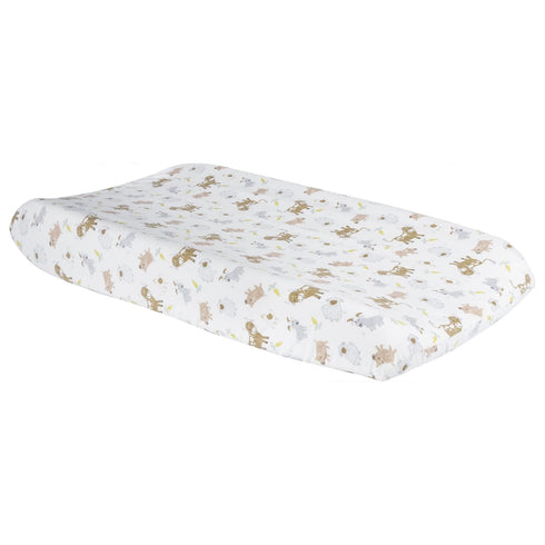 Farm Friends Deluxe Flannel Changing Pad Cover...