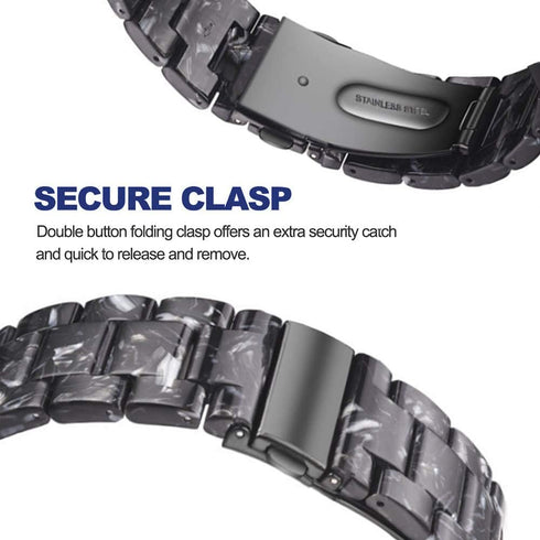 Band Compatible with iWatch 42mm 44mm 45mm 49mm, Colorful Resin Replacement Bracelet Strap for Apple Watch Series 9/8 / Ultra / 7 / SE / 6/5 / 4/3...