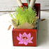 DLY LIFESTYLE Lotus Stencil for Painting on Wood, Canvas, Paper, Fabric, Walls and Furniture - Lotus Flower Stencil - 6x6 Inches - Reusable DIY Ar...