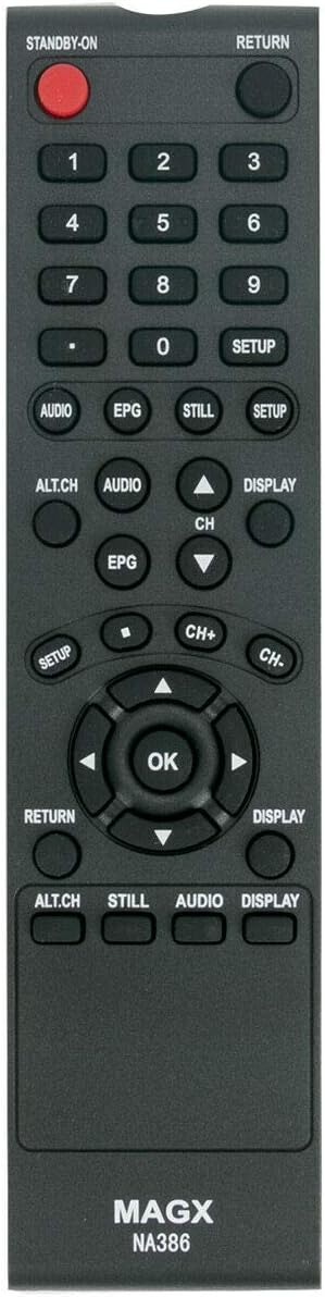 NA386UD NA386 Replace Remote Control fit for Magnavox TV DTV Digital to Analog Converter Set Top Box TB110MW9 TB110MW9A RTB110MW9 TB100HW9 TB100MW...