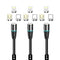 NetDot Magnetic Charging Cable,3in1 Gen12 (5ft/3 Pack Black) 18W Fast Charging Magnetic Phone Charger and Data Transfer Magnetic Charger for USB-C...