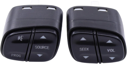 MOTOKU Steering Wheel Switch Buttons for GMC Envoy Yukon Sierra Chevy Suburban Silverado 1500 2500 3500 Avalanche Tahoe Trailblazer...