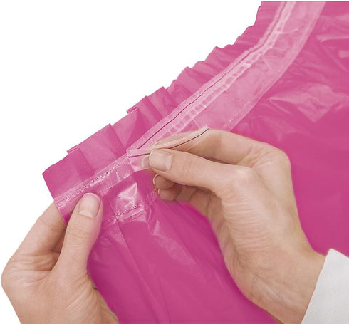 Unique Premium Hot Pink Solid Plastic Table Skirt (29" x 14 ft) Pack Of 1 - Elegant Design, Easy-to-Attach - Perfect For Parties, Weddings, & Even...