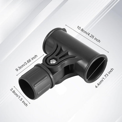 Patio Umbrella Steering Bracket, with 2 Screws Cantilever Umbrella Parts Outdoor Deck Railing Umbrella Mount Replacement Parts Patio Umbrella Hold...