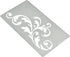 Aleks Melnyk No.349 Metal Stencil, Swirls, Ornaments, Flowers Vine, Patterns, Border, Small Stencil, 1 PC, Template for Wood Burning, Engraving, C...