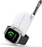 Facbiny Portable Wireless Watch Charger, 1200mAh Keychain Wireless Power Bank with Type A-C Cable, Travel for Apple Watch Series 9/8/7/6/5/4/3/2/S...