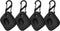 4PCS Case for Tile Mate Tracker 2022, Soft Silicone Skin Cover Shock-Absorbing Protective Case with Carabiner Accessories (4PCS Black)...