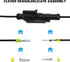 1 Pin Connector Waterproof Connector Plug,Male and Female Way Wire Suitable for car Truck, Boat and Other Wire Connection (10 Pack)...