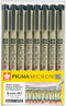 Sakura Pigma Micron pens 05 line Drawing 8 Color Set, Archival ink fineliner manga pen, Bible journaling Study kit...