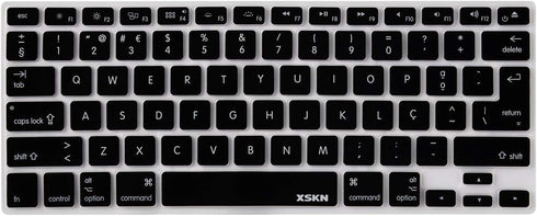 Portuguese Language Keyboard Cover Silicone Skin for MacBook Pro 13 15 17 Inch...