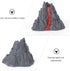 Toyvian 10pcs Volcano Toy volcano kit volcano toy birthday party supplies Volcanic Eruption Model...