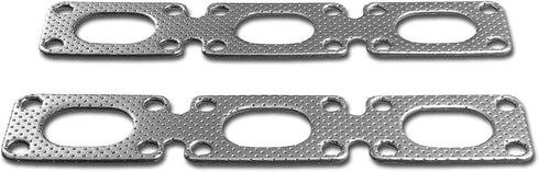 DNA Motoring GKTSET-E36 Aluminum Exhaust Manifold Header Gasket Set Replacement,Metallic...