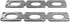 DNA Motoring GKTSET-E36 Aluminum Exhaust Manifold Header Gasket Set Replacement,Metallic...