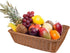 Yarlung 3 Pack Imitation Rattan Woven Bread Baskets, 11.8 Inch Poly Wicker Fruit Baskets for Food Serving, Display, Vegetables, Home Kitchen, Rest...