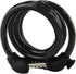 4ft Flexible Cable Bike Lock - Coiled Security with Resettable Combination, Includes Mounting Bracket for Bicycle Protection (Blue), BL-001...