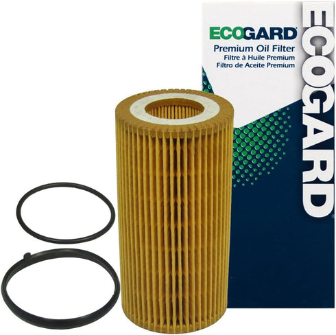 ECOGARD X5581 Premium Cartridge Engine Oil Filter for Conventional Oil Fits Volkswagen Jetta 2.5L 2005-2014, Beetle 2.5L 2006-2014, Passat 2.5L 20...