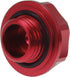 Red Plating Layer Aluminum Alloy Engine Oil Filter Cap, Auto Car Oil Filter Plug Cover Non-OEM Replacement Compatible with Honda FIT EK EG Civic S...