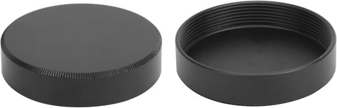 DAUERHAFT Camera Lens Rear Cover,2Pcs Camera Lens Rear Cap Cover,Lens Mount Metal Lens Rear Cover Camera Lens Cap,for M42 Screw Lens Mount...