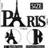 Blulu Paris Decor for Bedroom Wooden Eiffel Tower Table Decor Eiffel Tower Sign Letters for Home Living Room Office Bathroom(Black)...